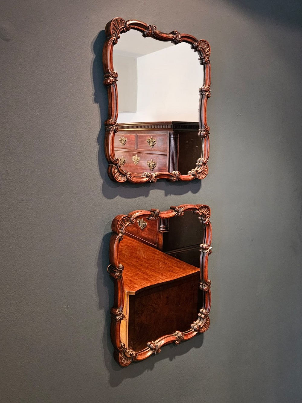 Matching Pair of William IV Rosewood Mirrors View III