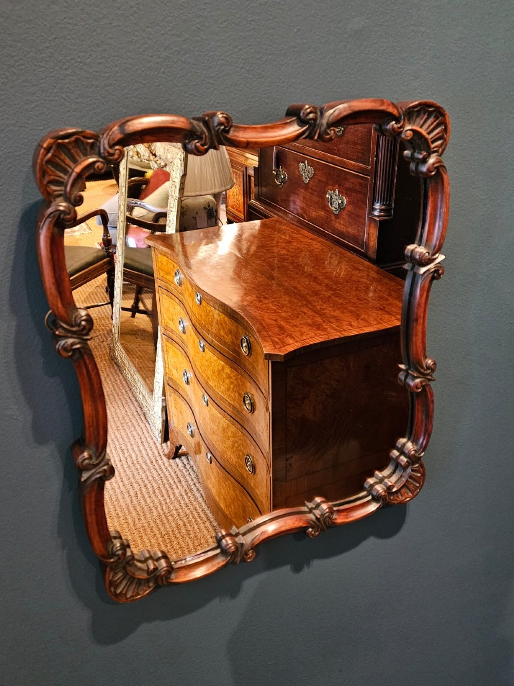 Matching Pair of William IV Rosewood Mirrors View VI
