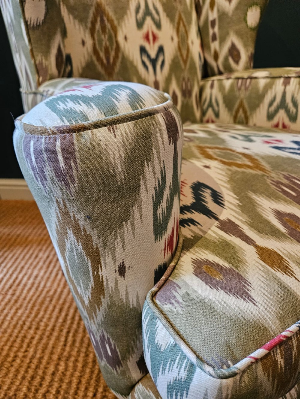 Superb Edwardian Wing Back Arm Chair View III