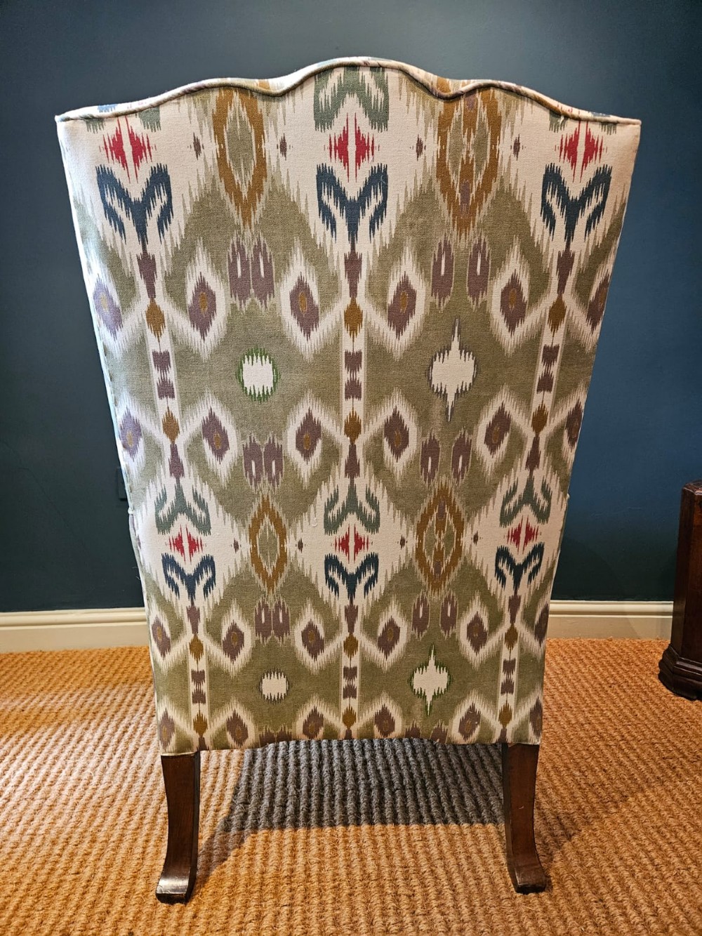Superb Edwardian Wing Back Arm Chair View VII
