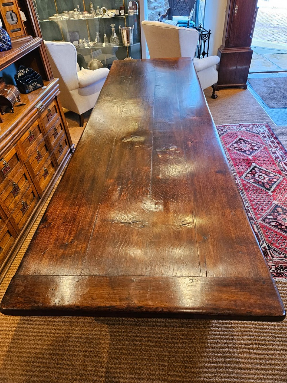George III 8 Seater Oak Refectory Table View II