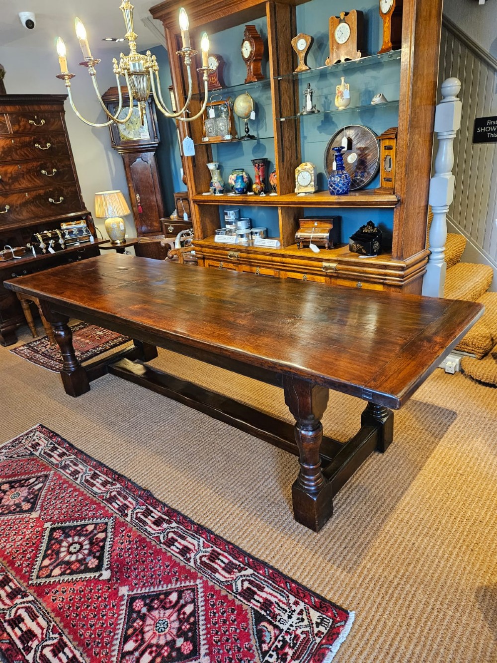 George III 8 Seater Oak Refectory Table View IV
