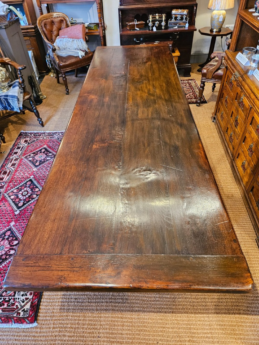 George III 8 Seater Oak Refectory Table View VI