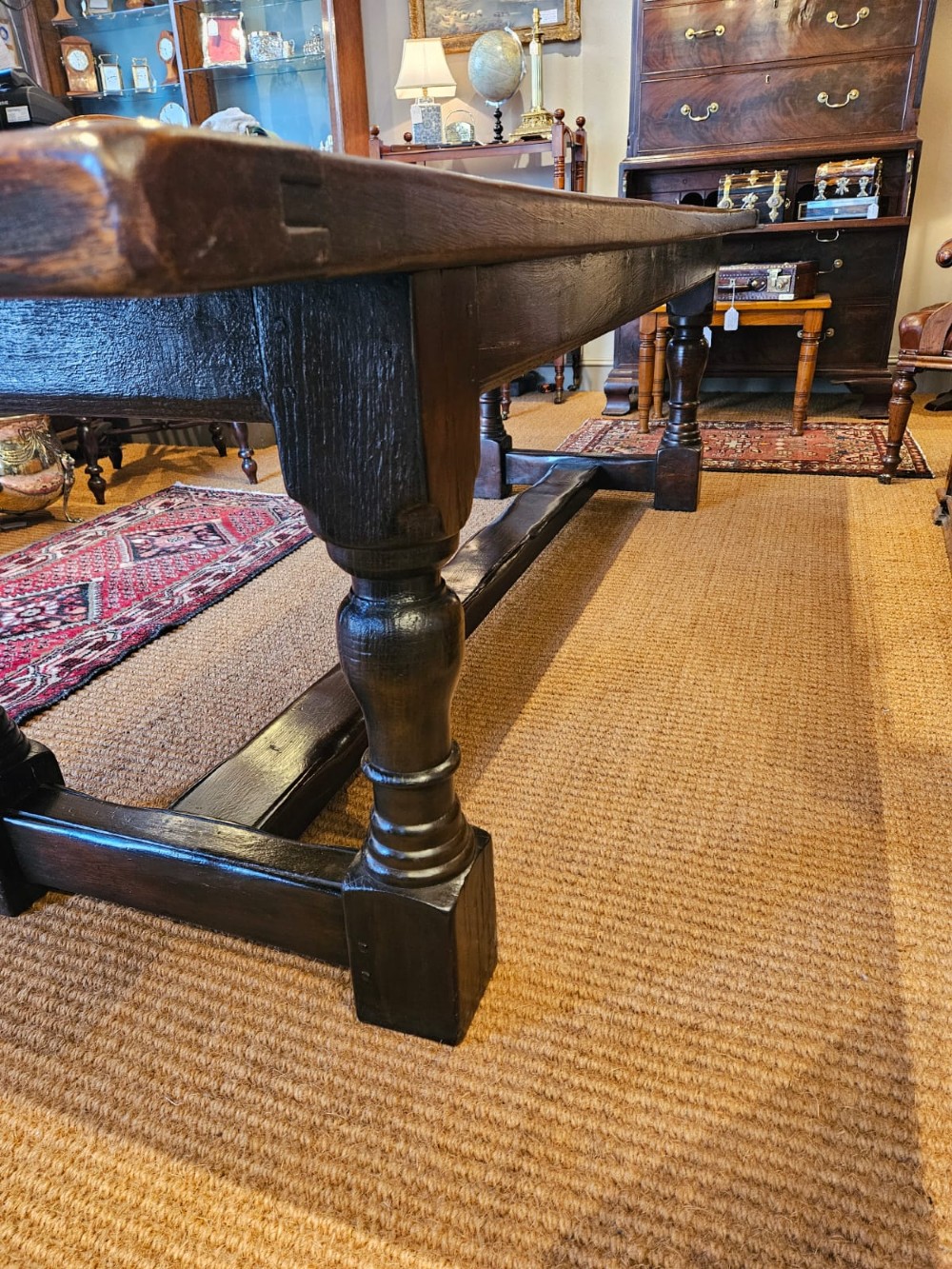 George III 8 Seater Oak Refectory Table View X