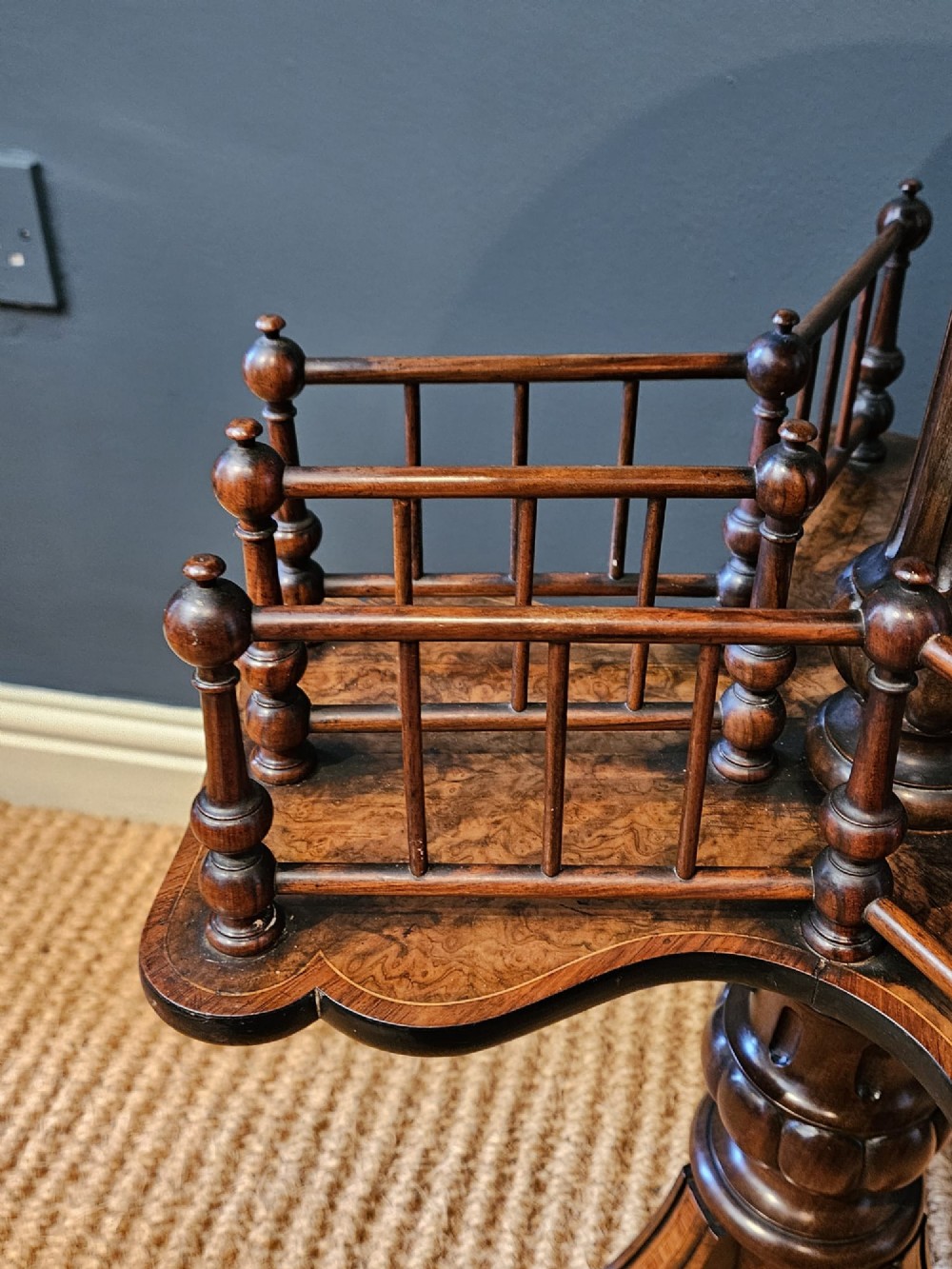 Fine Quality Victorian Revolving Book Table View IV