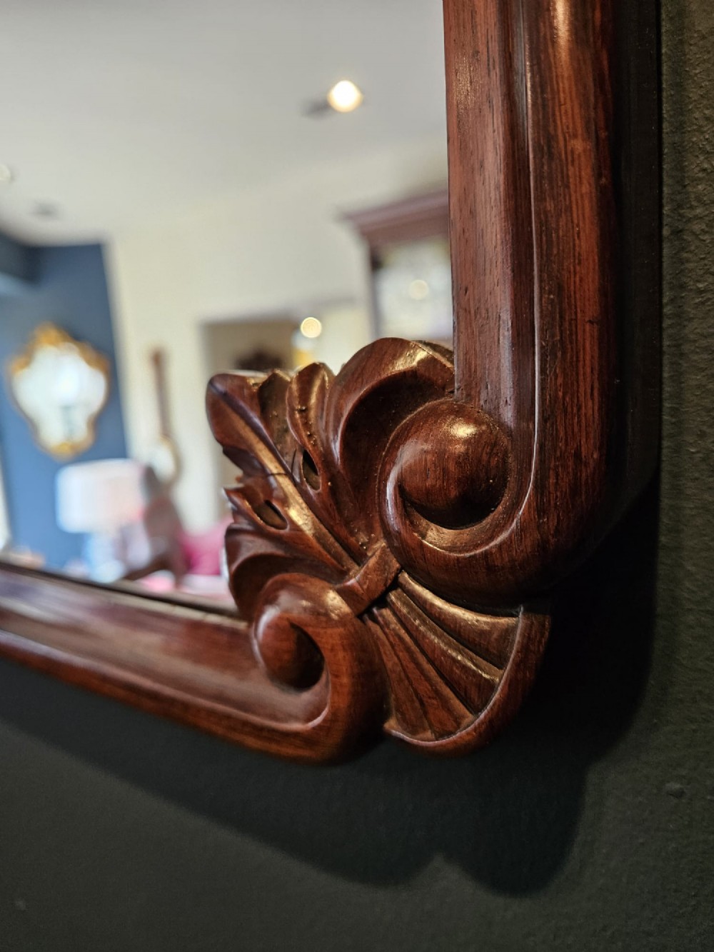 Victorian Rosewood Framed Mirror View IV
