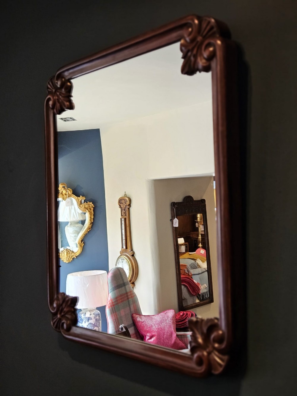 Victorian Rosewood Framed Mirror View VI