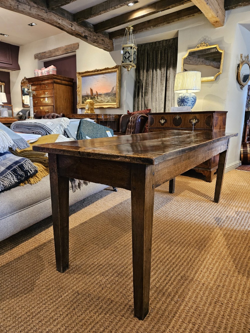 Superb George III Farmhouse Table View XII