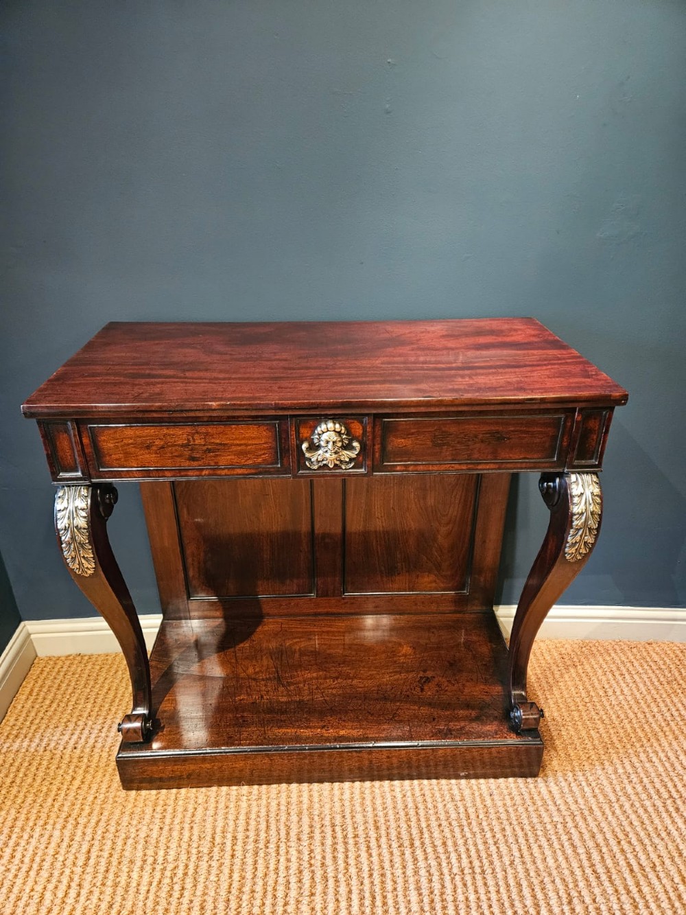 Fine Quality Regency Mahogany Console Table View III