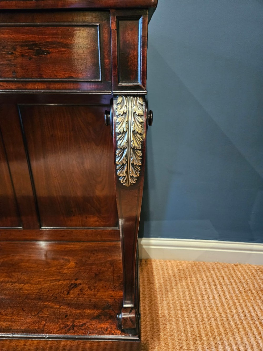 Fine Quality Regency Mahogany Console Table View V