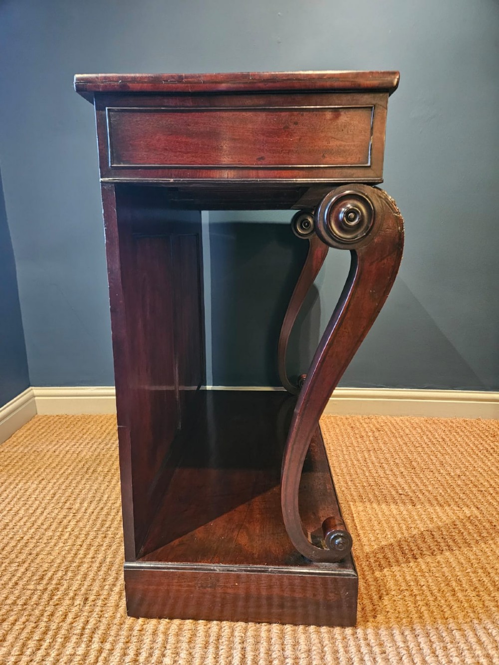 Fine Quality Regency Mahogany Console Table View VII