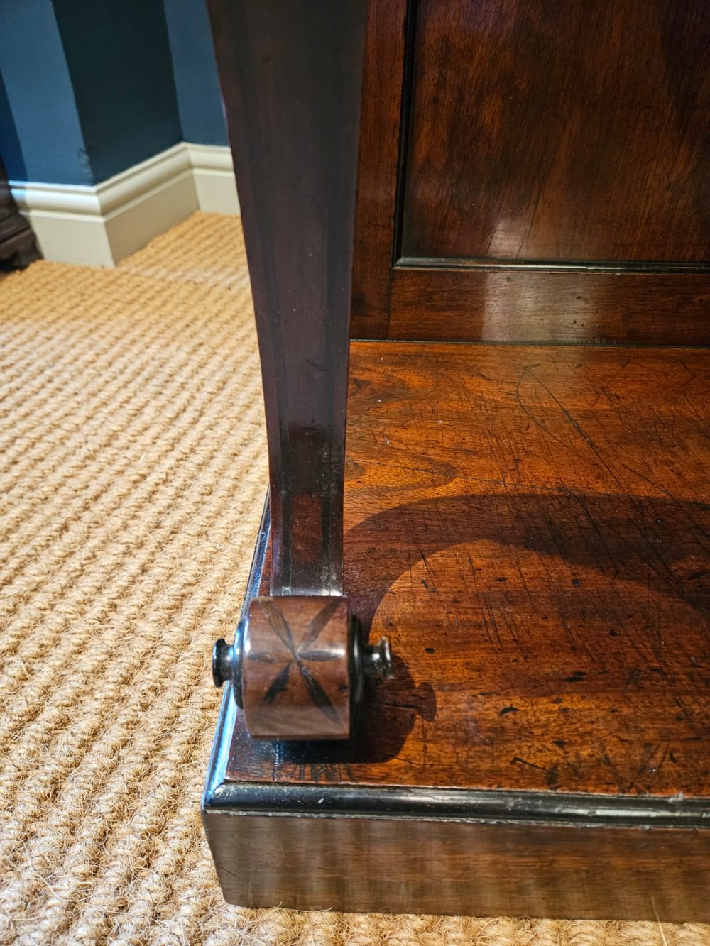 Fine Quality Regency Mahogany Console Table View VIII