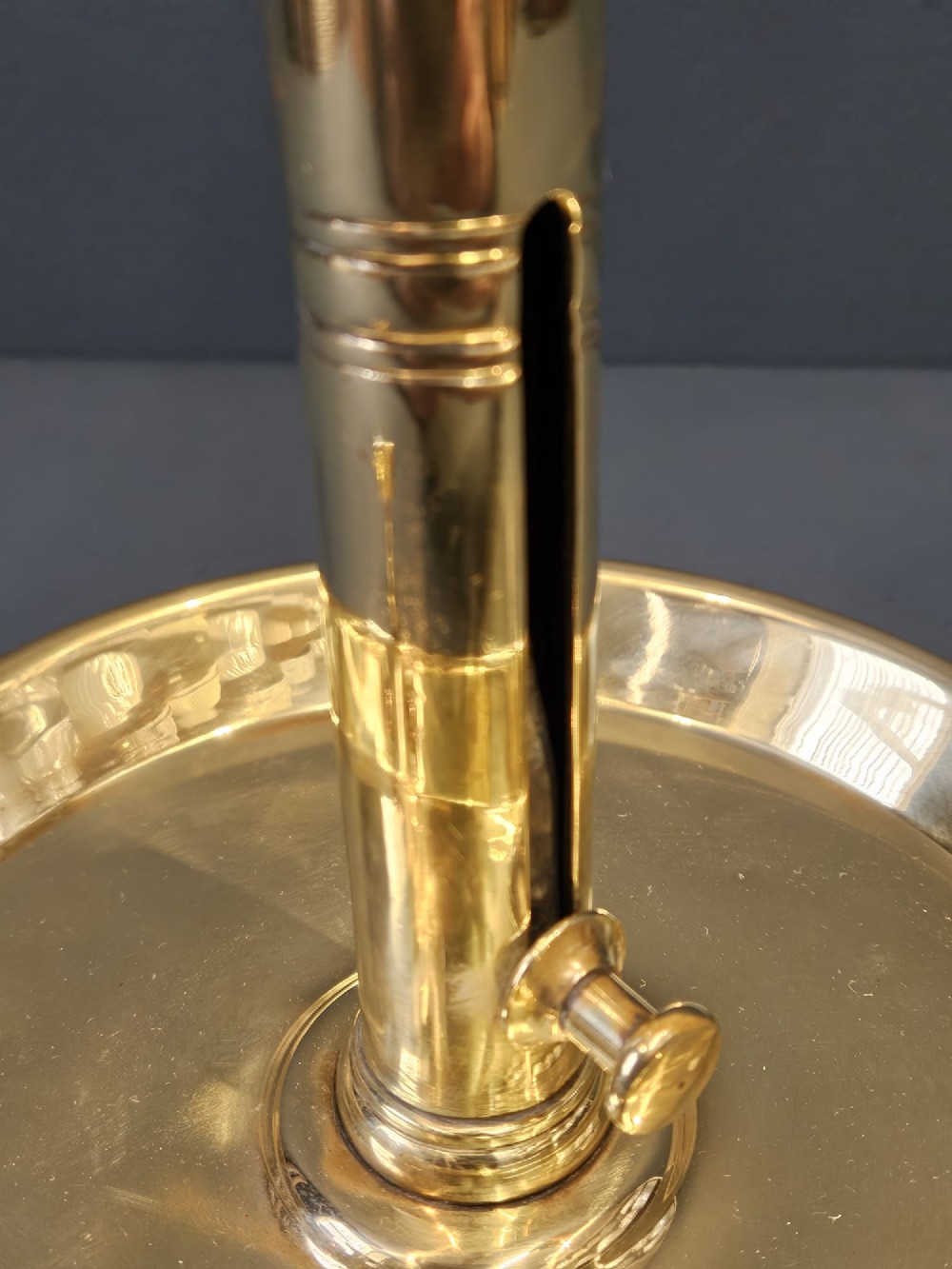 Large George III Brass Chamberstick View VII
