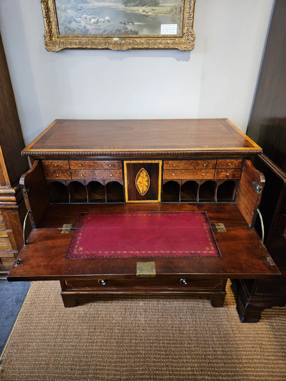 Regency Mahogany Secretaire Chest View II