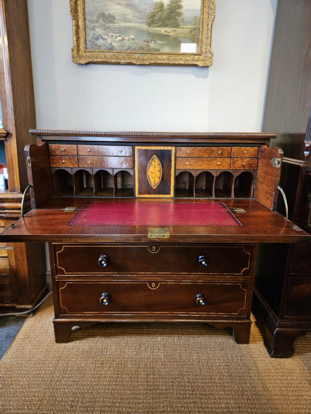 Regency Mahogany Secretaire Chest View III