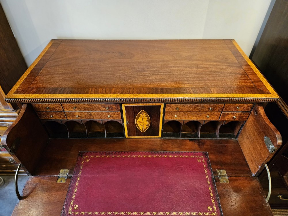 Regency Mahogany Secretaire Chest View IV