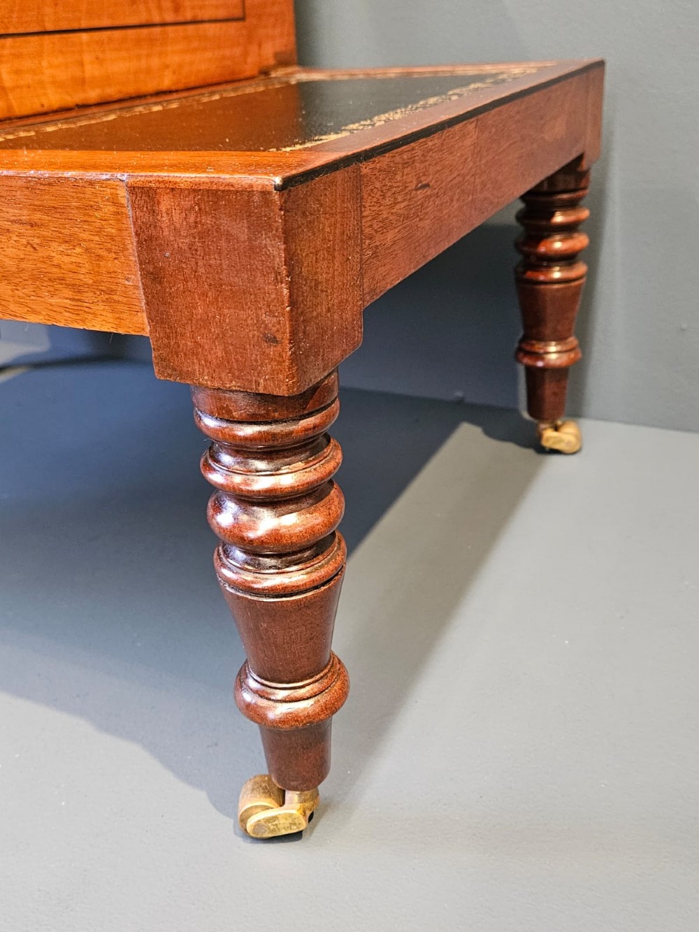 Early Victorian Mahogany Library Steps View IV