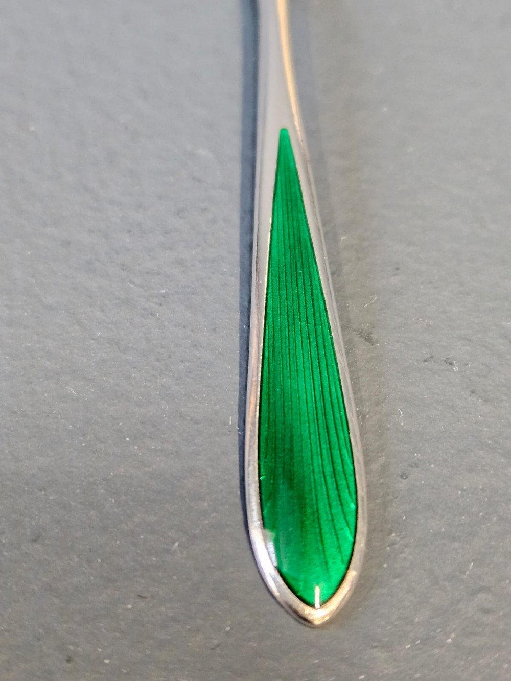 Set of 6 Silver and Enamel Hors D'oeuvre Forks View III