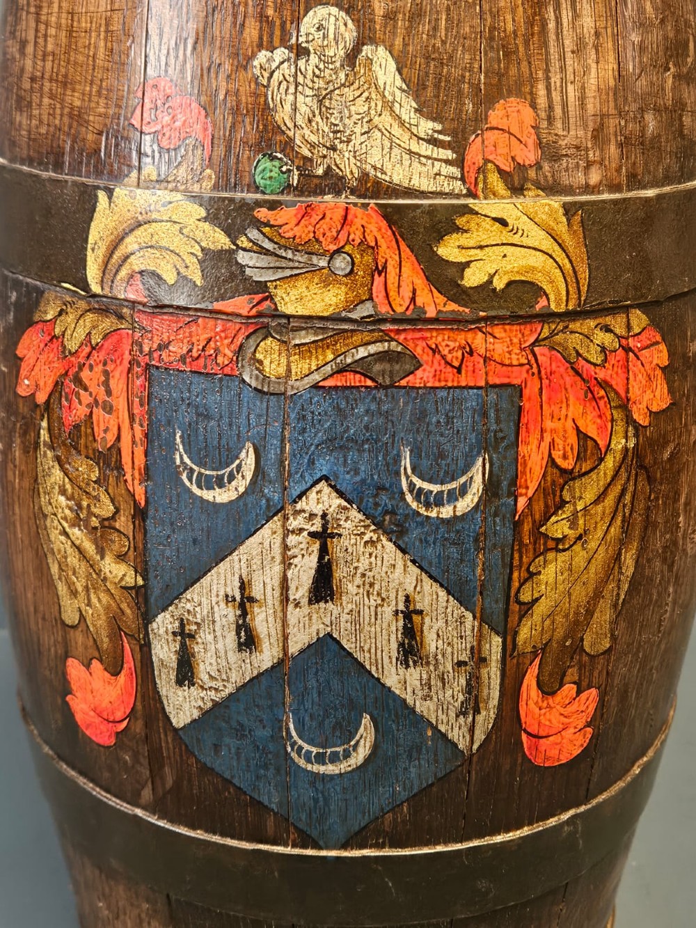 Edwardian Coopered Barrel Stick Stand View II