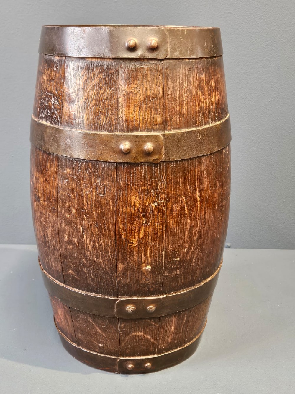 Edwardian Coopered Barrel Stick Stand View III