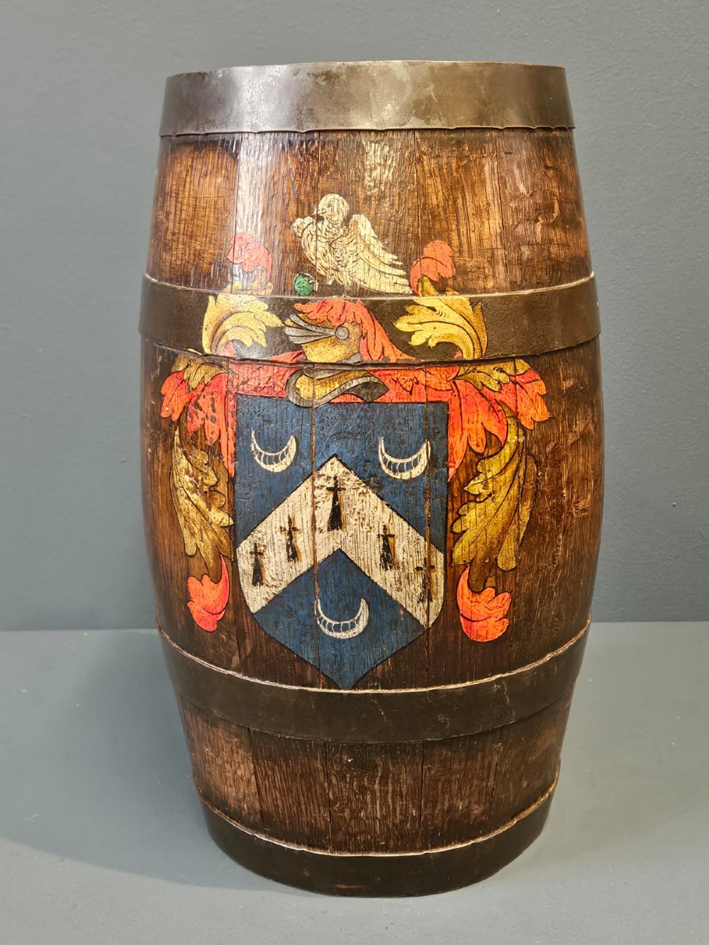 Edwardian Coopered Barrel Stick Stand View V