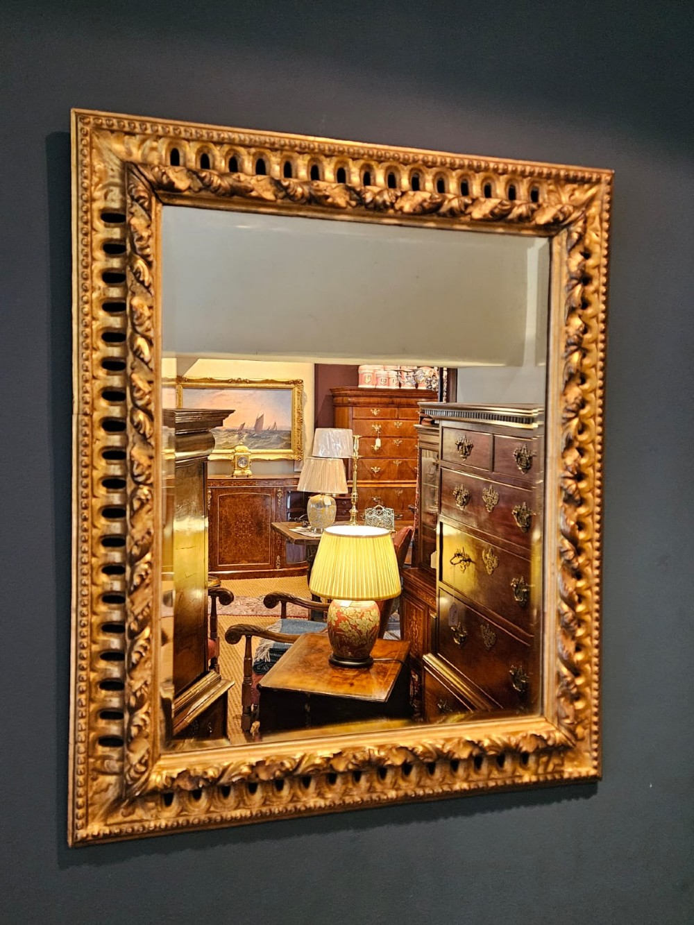 Victorian Timber Gilt Mirror