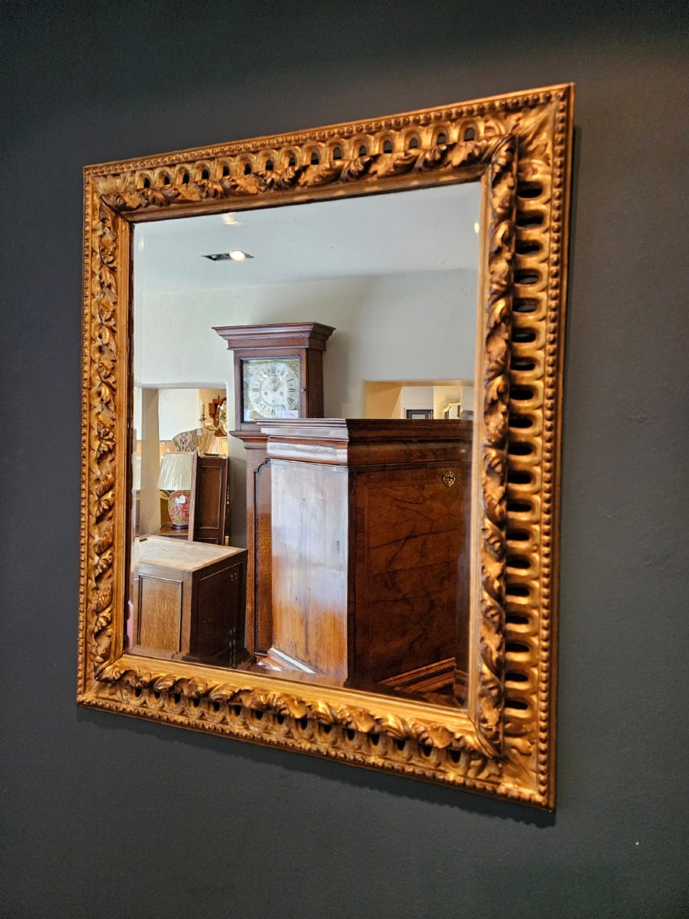 Victorian Timber Gilt Mirror View II