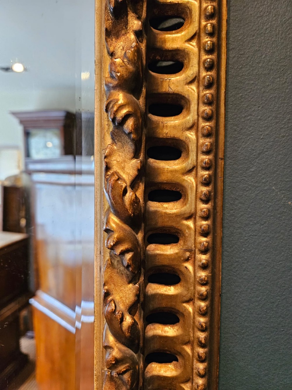 Victorian Timber Gilt Mirror View III