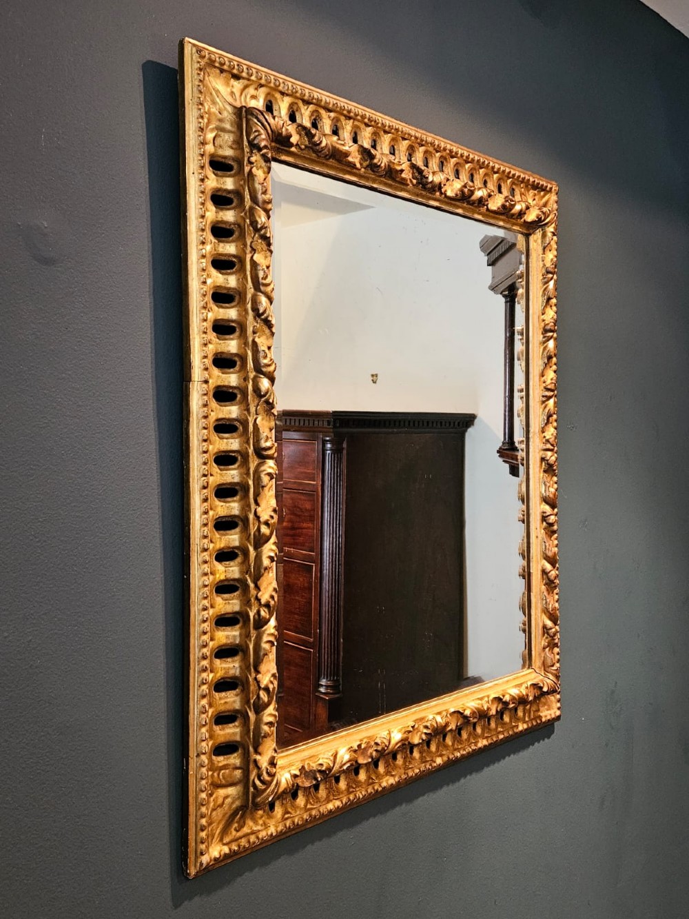 Victorian Timber Gilt Mirror View VI