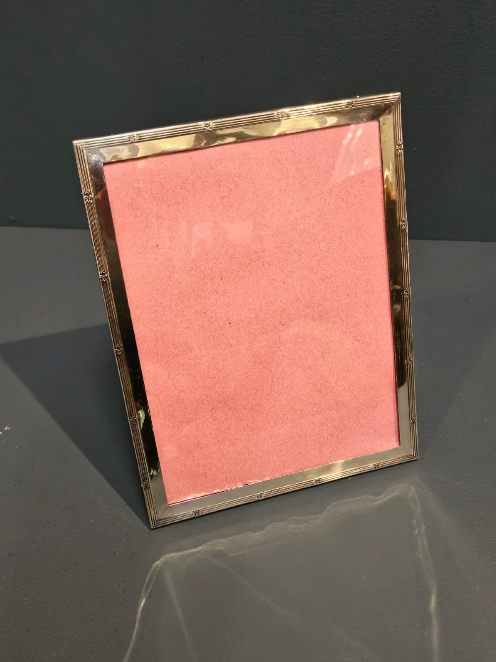 George V Silver Portrait Sized Photo Frame View II