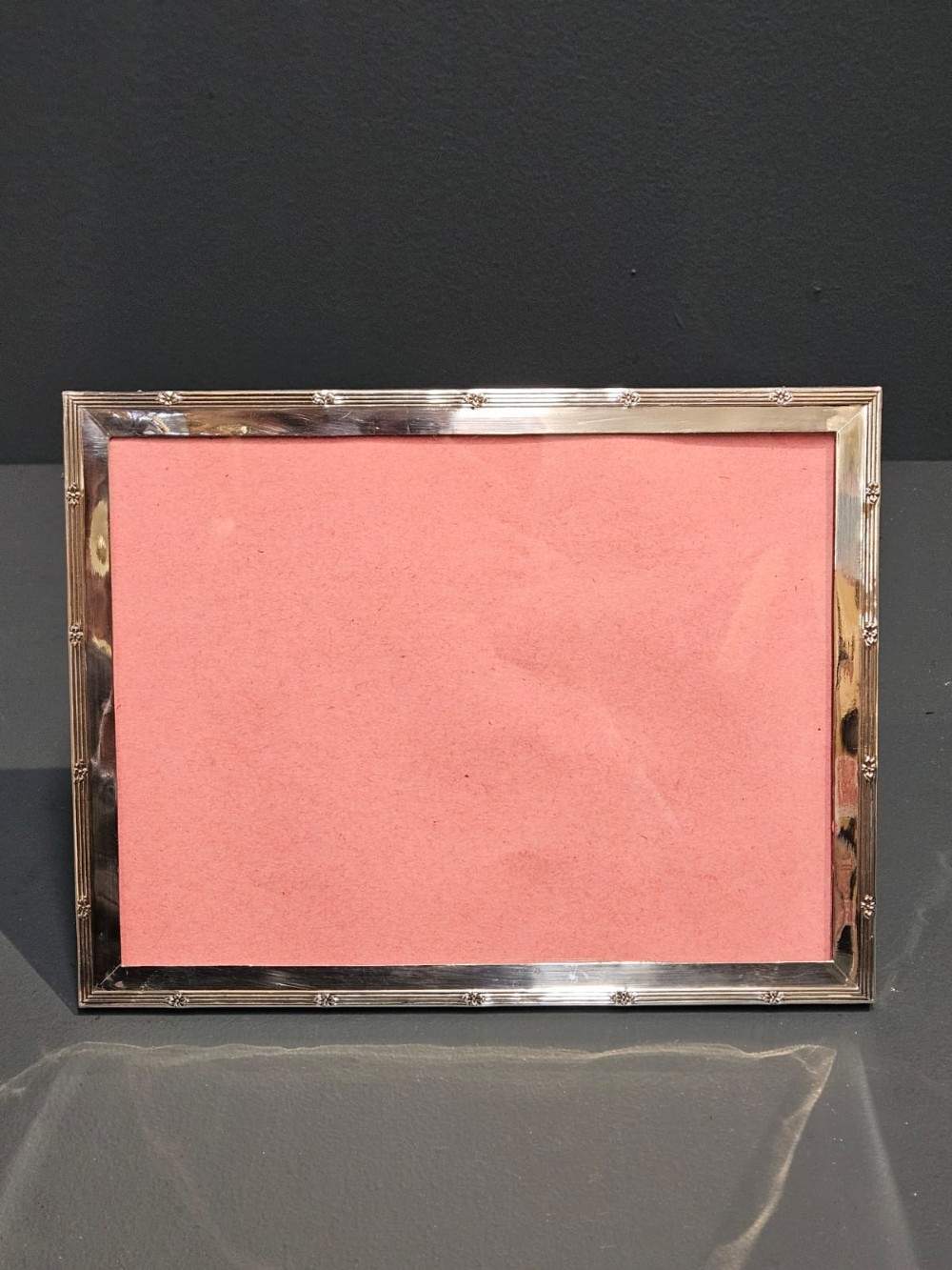 George V Silver Portrait Sized Photo Frame View III