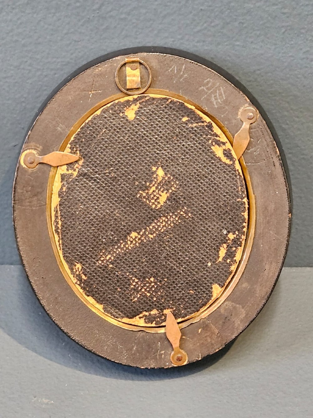 Victorian Miniature Portrait on Cow Bone View VII