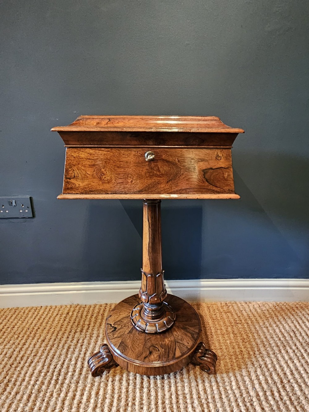 William IV Rosewood Teapoy View III