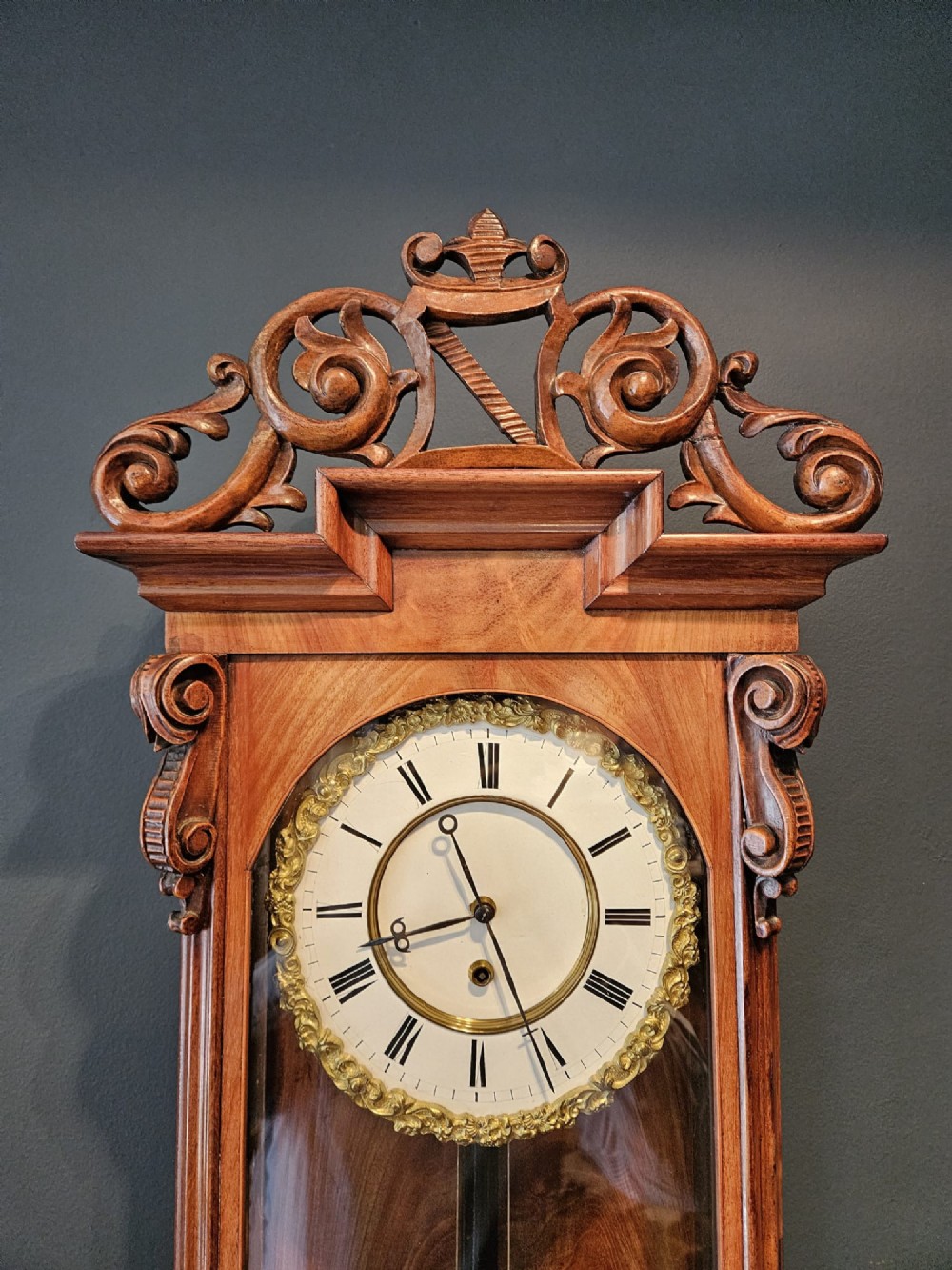 Superb Victorian Single Weight Vienna Regulator View III