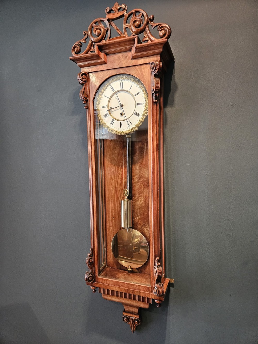 Superb Victorian Single Weight Vienna Regulator View VI