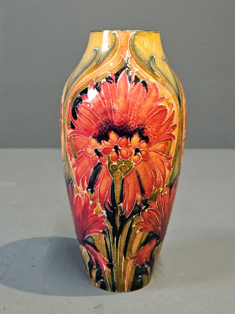 Superb Early Moorcroft Cornflower Vase View II