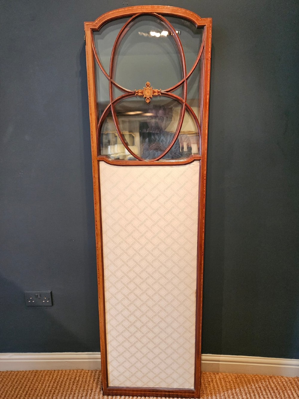 Outstanding Quality Edwardian Inlaid Mahogany Room Screen View VII
