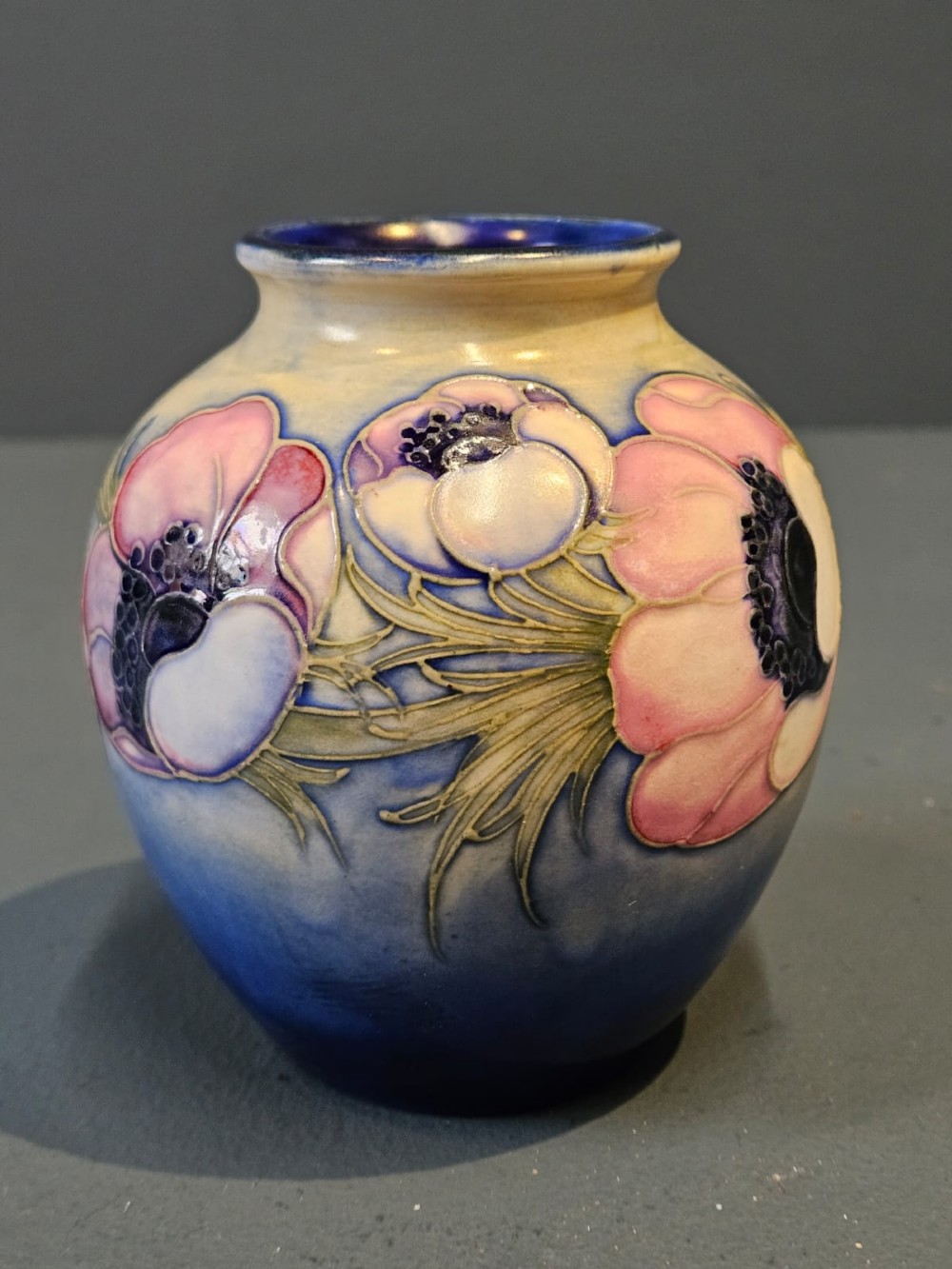 Moorcroft Anemone Salt Glazed Vase View II