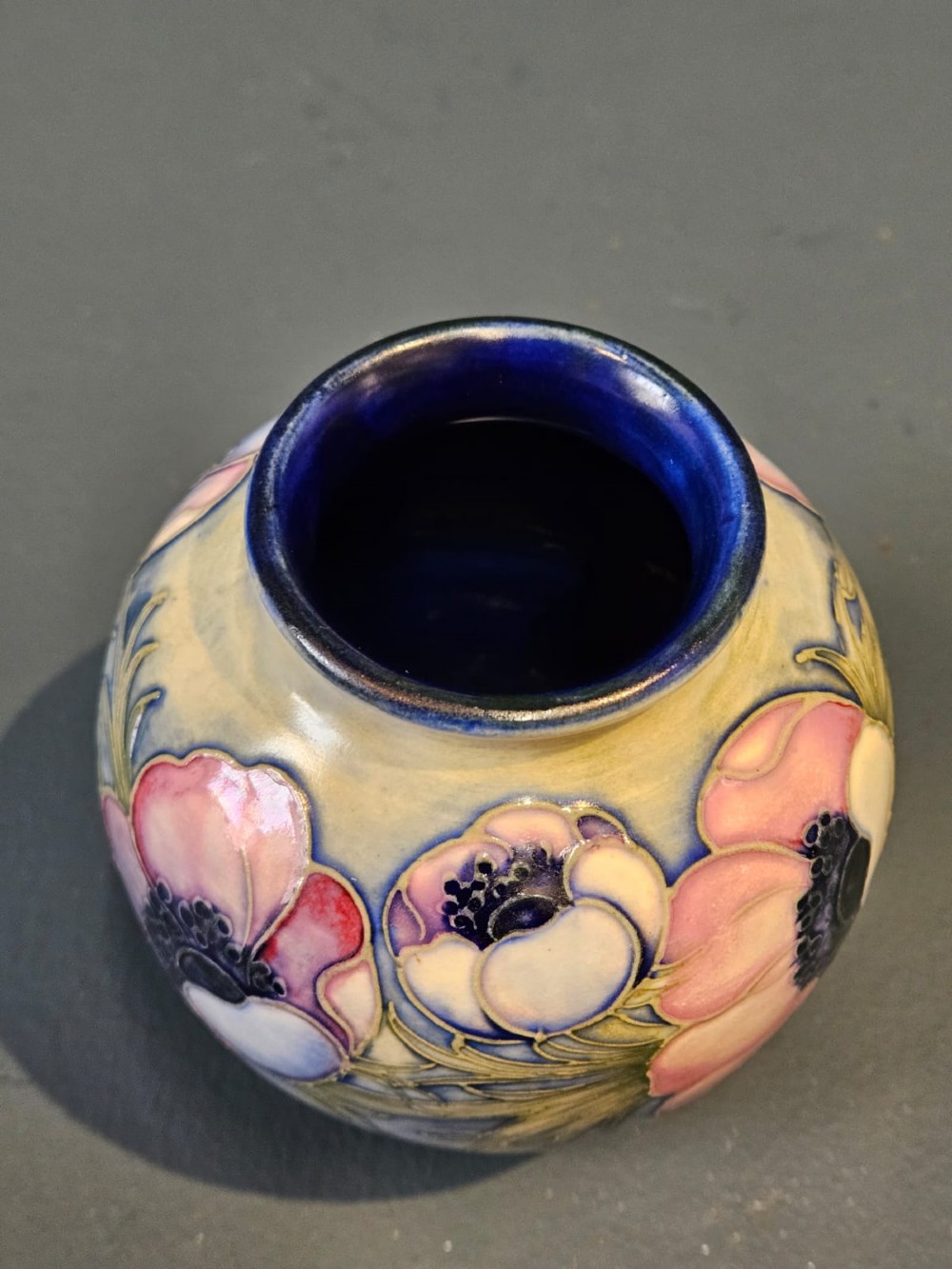 Moorcroft Anemone Salt Glazed Vase View VI