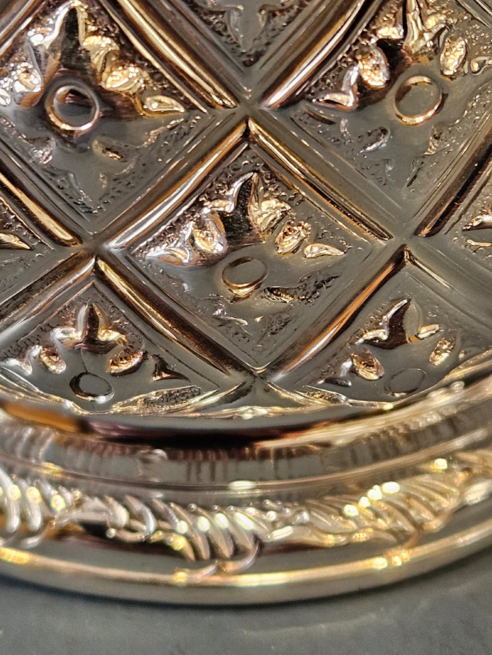 Outstanding George II Silver Quilted Design Mug View VII