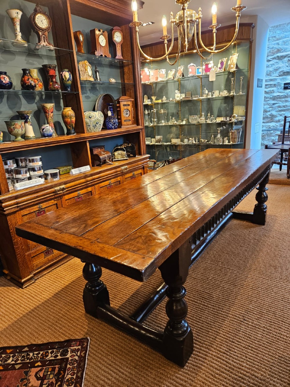 George I Oak 10 Seat Refectory Table