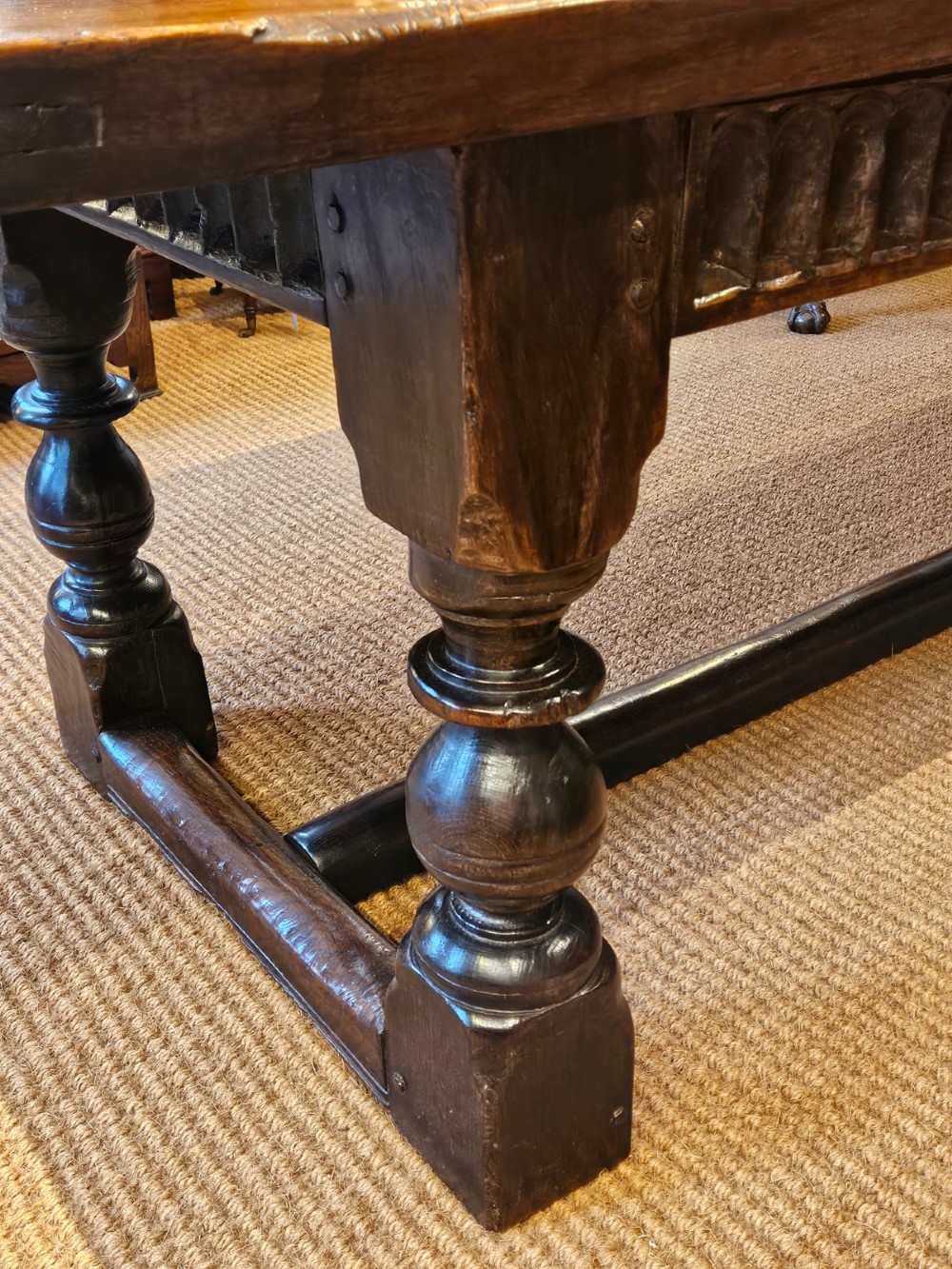 George I Oak 10 Seat Refectory Table View X