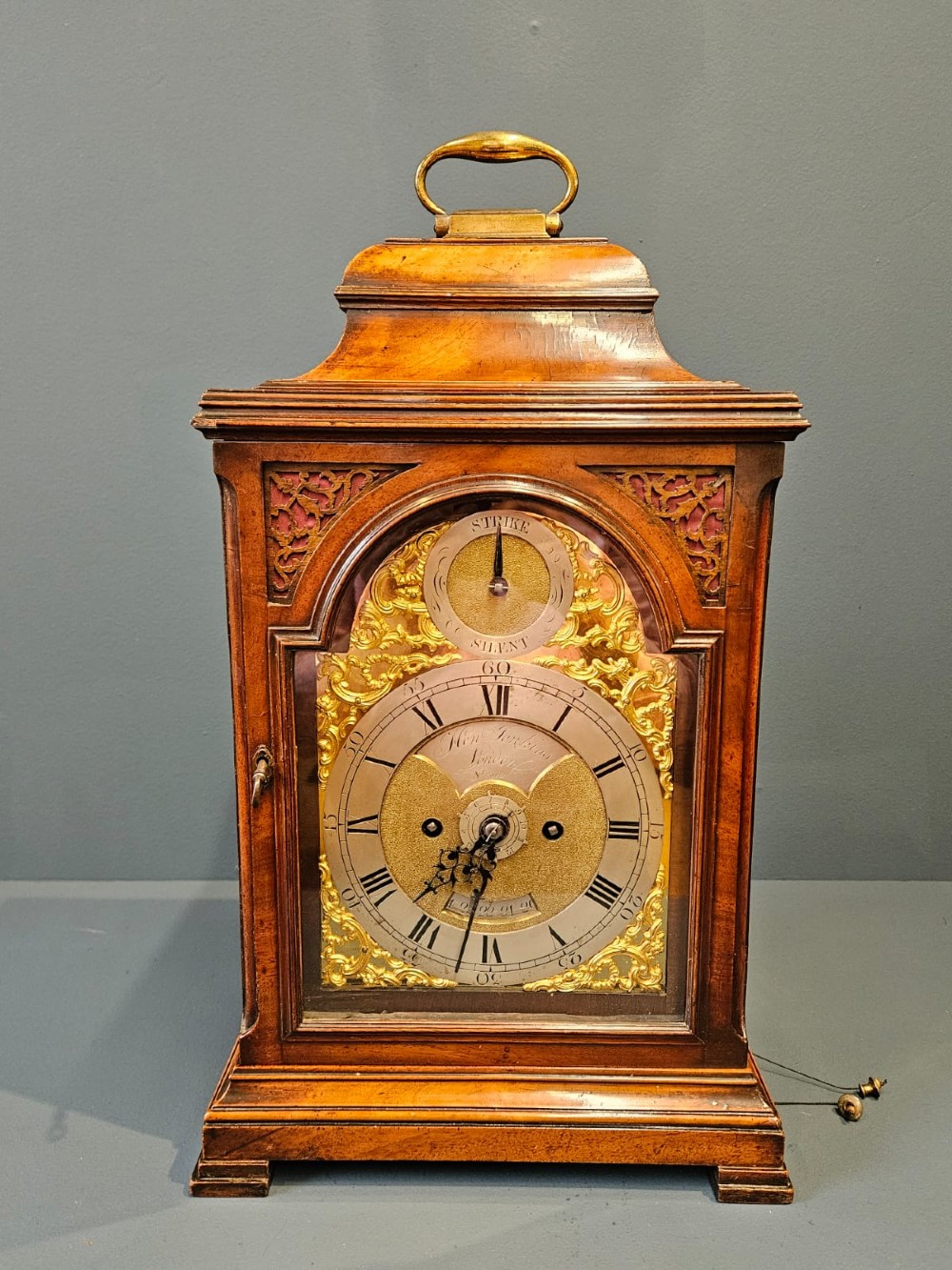 Georgian London Bracket Clock By Henry Jenkins