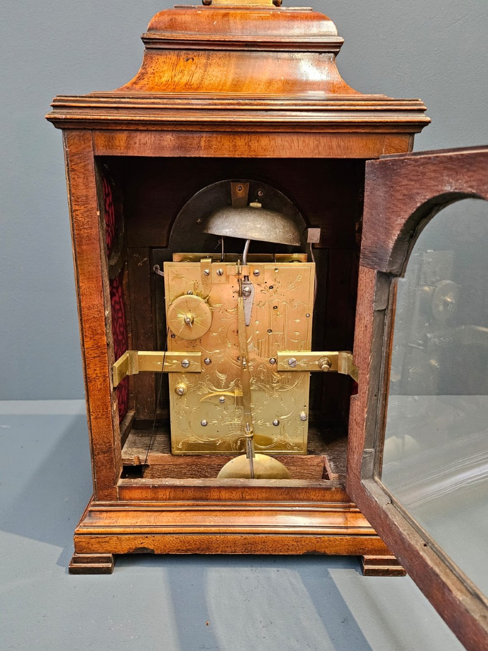 Georgian London Bracket Clock By Henry Jenkins View V
