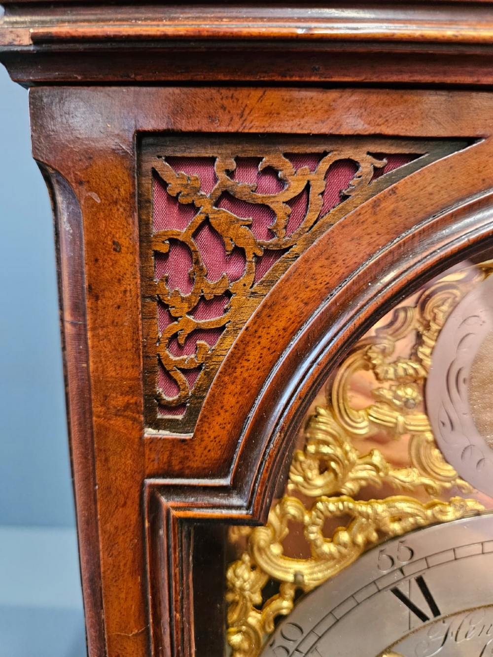 Georgian London Bracket Clock By Henry Jenkins View VIII