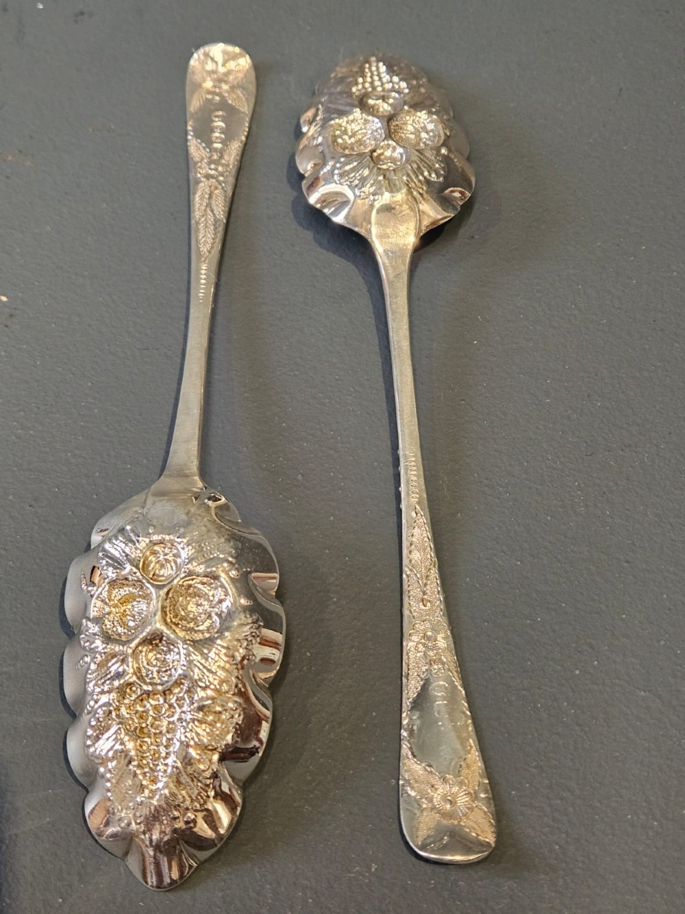 Georgian Silver Berry Spoons View VI