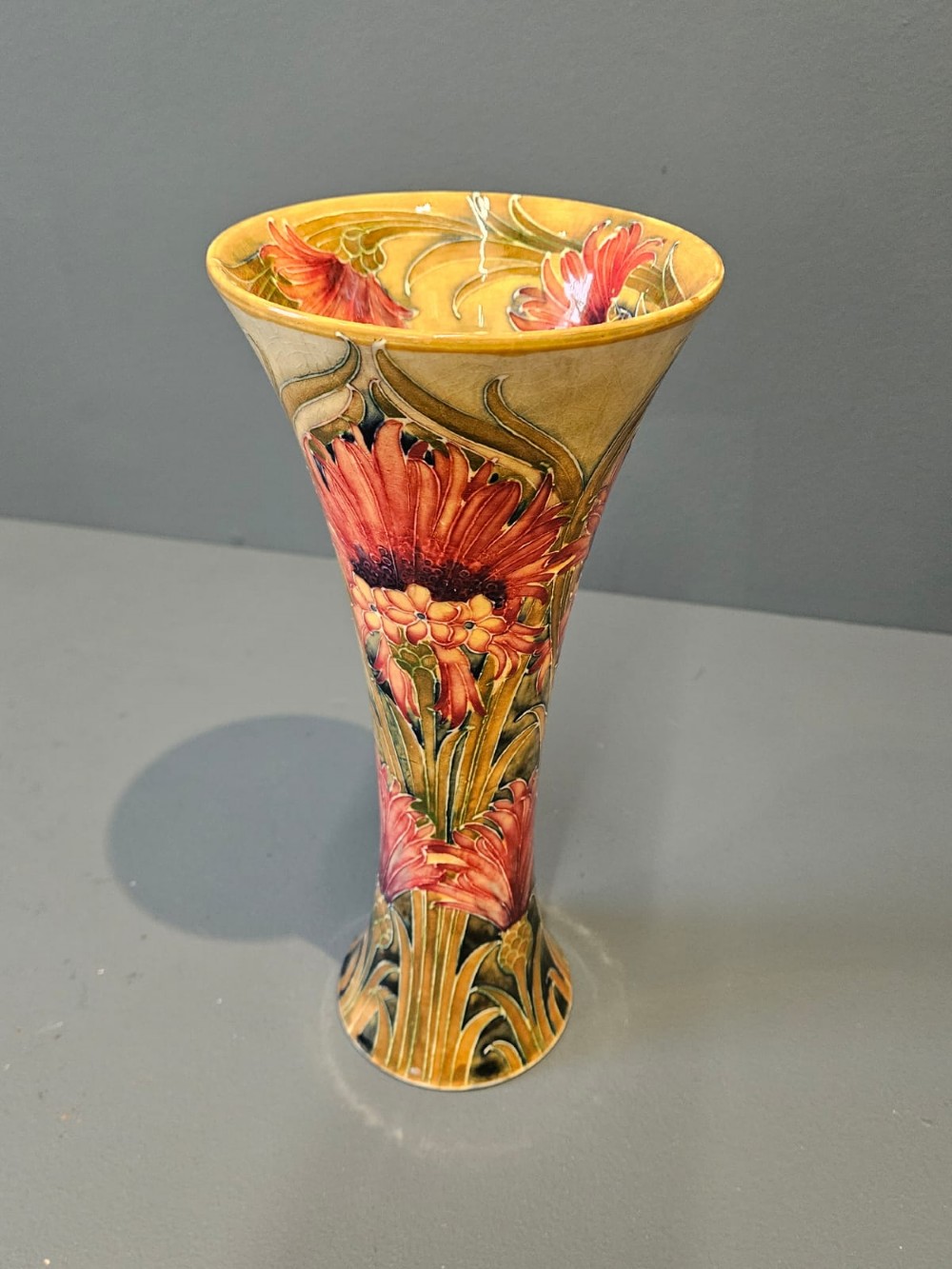 Early Moorcroft Cornflower Vase