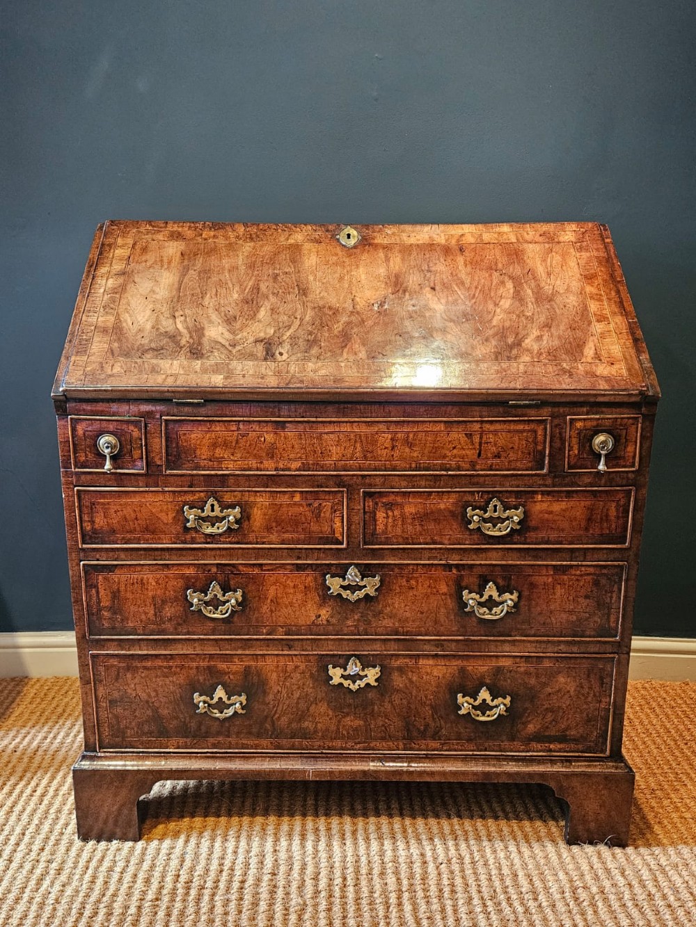 George I Walnut Bureau