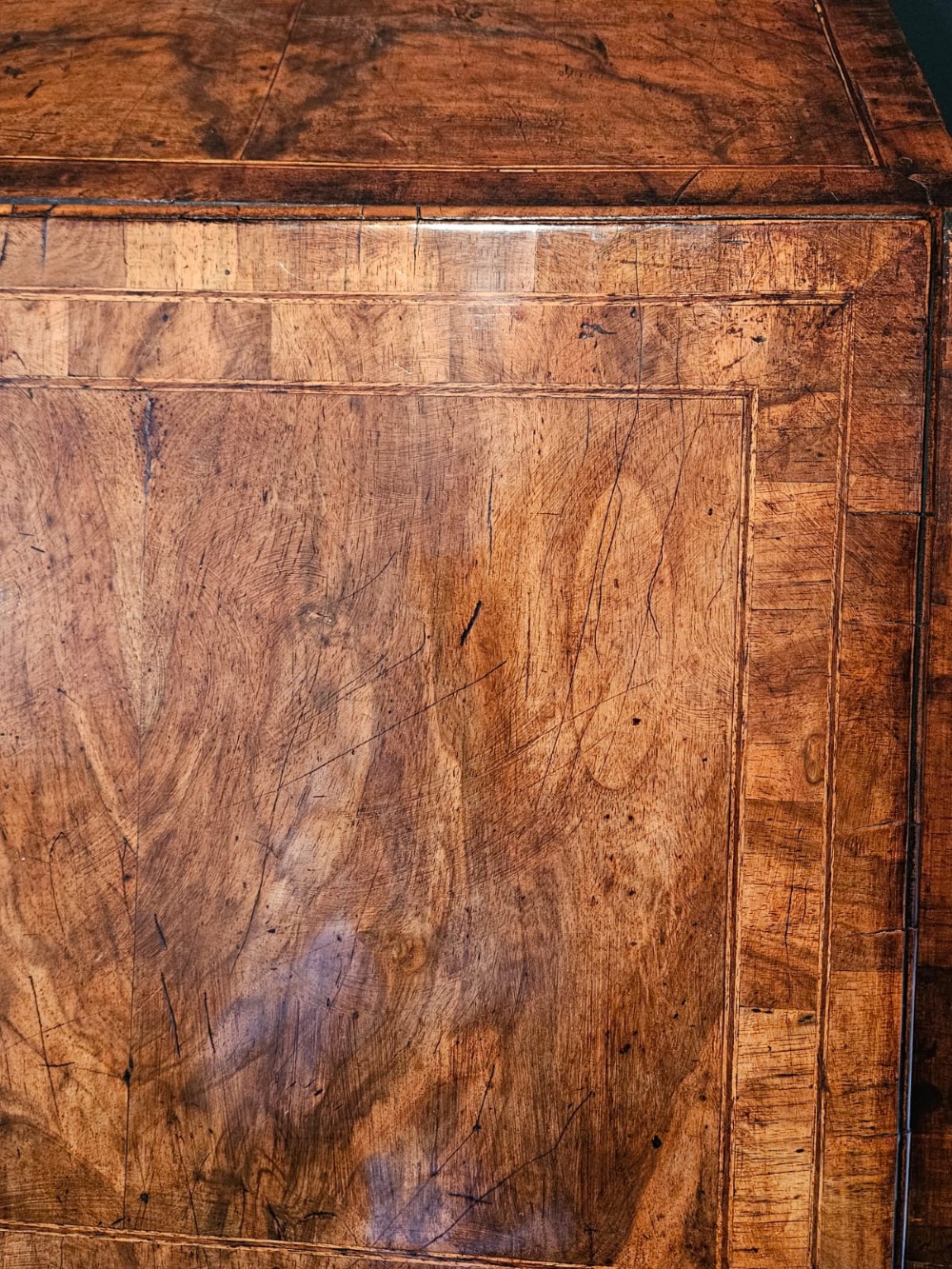 George I Walnut Bureau View IV