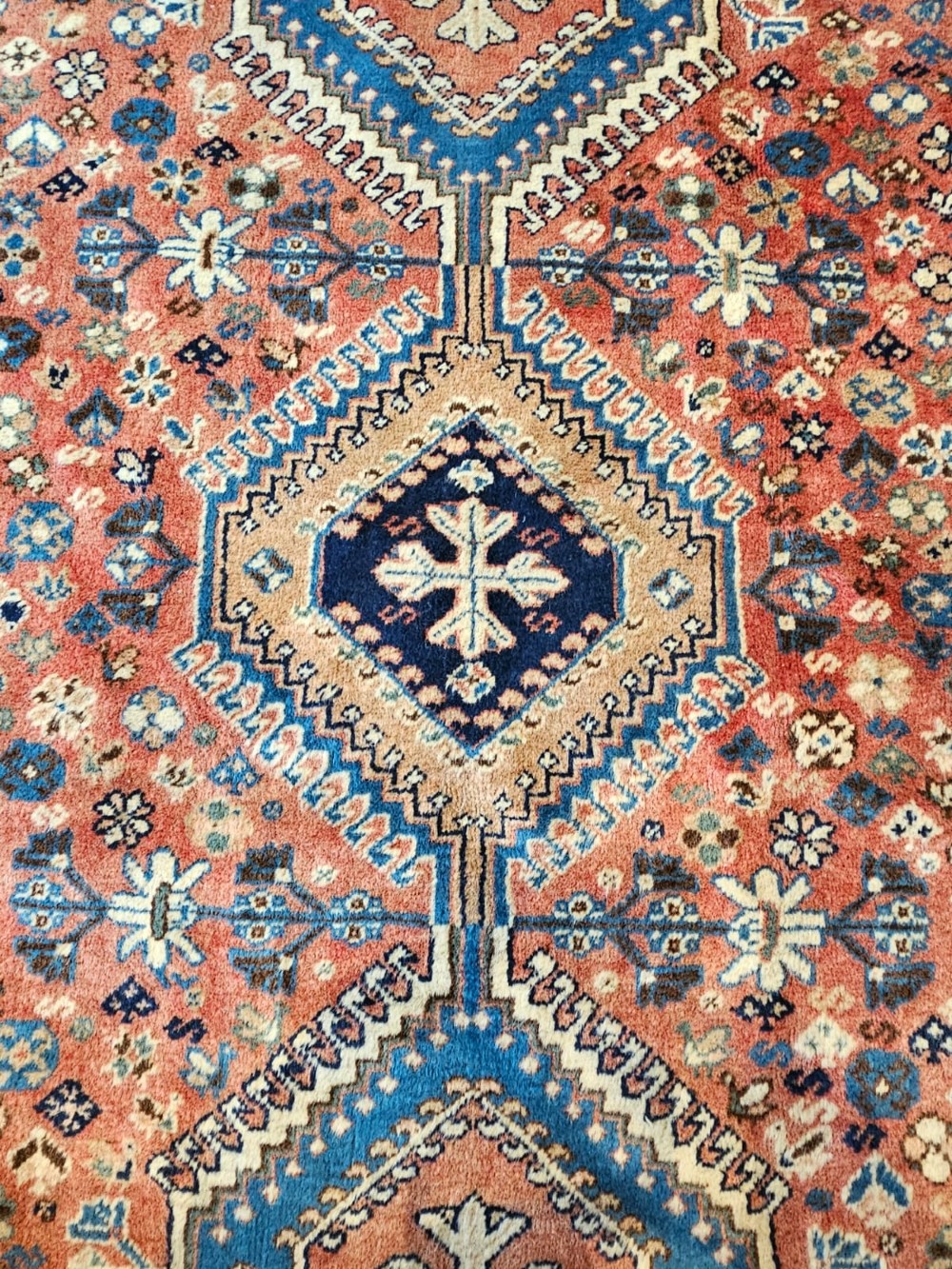 Hand Knotted Qashqai Pure Wool Rug View II